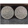 Image 2 : 13 Canadian 1 Dollar Coins 1986 X 9, 1985 X 1, 1984 X 2, 1980 X 1