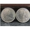 Image 3 : 13 Canadian 1 Dollar Coins 1986 X 9, 1985 X 1, 1984 X 2, 1980 X 1