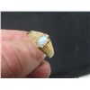 Image 7 : Vintage 10K Gold Ring With Opal 2.2 Grams