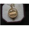 Image 2 : 14K Gold Ship Pendant 1.6 Grams