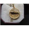 Image 3 : 14K Gold Ship Pendant 1.6 Grams