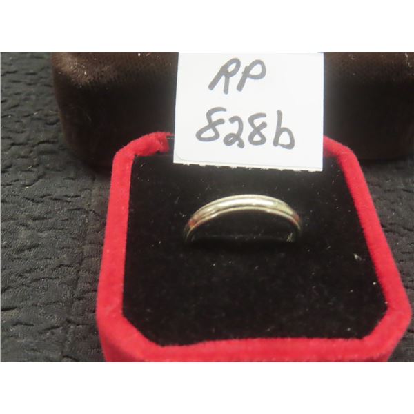 18K White Gold Ring Dated 1927 3.6 Grams