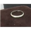 Image 4 : 18K White Gold Ring Dated 1927 3.6 Grams