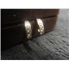 Image 3 : 10K Gold Earrings With Diamond 1.2 Grams