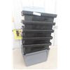 Image 1 : 6 Storage Bins 15" X 12" X 10" Deep w/ 6 Lids