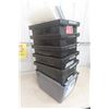 Image 3 : 6 Storage Bins 15" X 12" X 10" Deep w/ 6 Lids