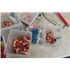 Image 5 : Large Box Of Plumbing Supplies, Copper Fittings, Solder Rolls, Fittings, Plumbers Wrench, Cleaning