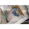 Image 10 : 3 Boxes Of Household Hardware, Assorted Boxes Of Screws, Latches, Hinges, Handles, Fasteners, Etc.