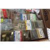 Image 4 : 3 Boxes Of Household Hardware, Assorted Boxes Of Screws, Latches, Hinges, Handles, Fasteners, Etc.