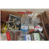 Image 5 : 3 Boxes Of Household Hardware, Assorted Boxes Of Screws, Latches, Hinges, Handles, Fasteners, Etc.