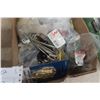 Image 6 : 3 Boxes Of Household Hardware, Assorted Boxes Of Screws, Latches, Hinges, Handles, Fasteners, Etc.