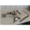 Image 1 : Power Master, Marker And Contour Gauge, 4 Measuring Tapes, 3 Squares, Sharpe Air Sprayer, Etc.