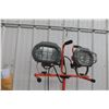 Image 2 : HDX Double Worklights With Adjustable Stand