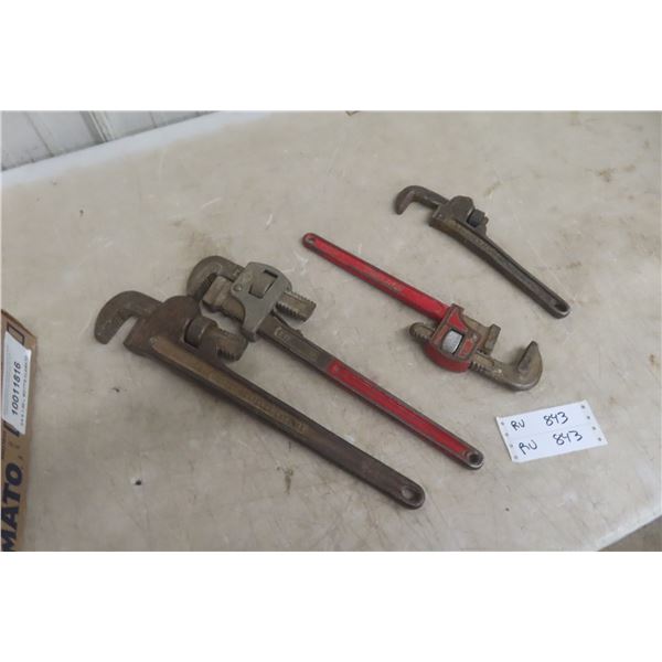 4 Pipe Wrenches