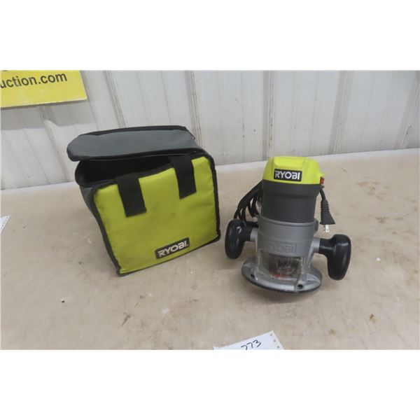 RYOBI 1/4" Shank Router With Carrying Case