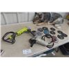 Image 1 : RYOBI 4 1/2" Angle Hand Grinder (Wrench In Handle) And ZP 100 Angle Grinder With Several Grinding D