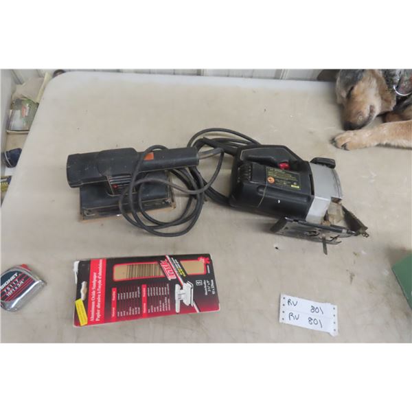 Heavy Duty Craftsman Jig Saw And Black And Decker Flat Sander