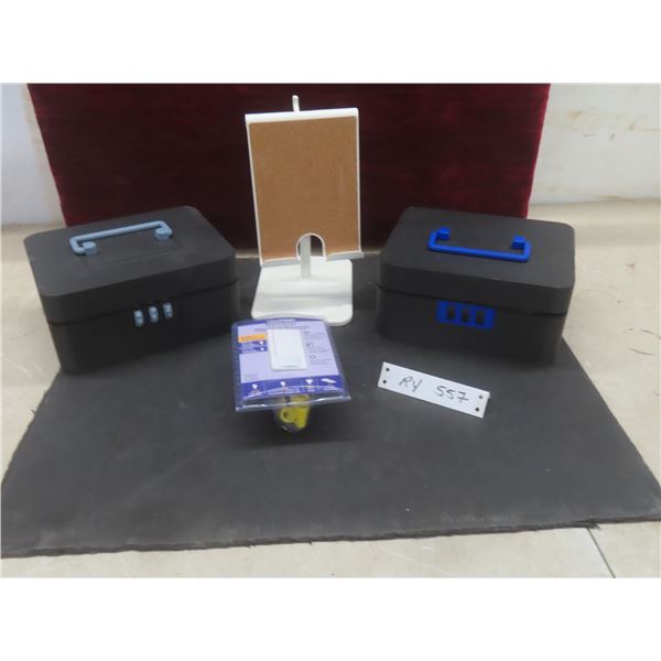 2 Plastic Cash Boxes, New Motion Sensor Switch Interrupt, Tablet Stand