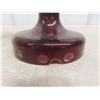 Image 3 : Ruby Red Glass Vase 10"