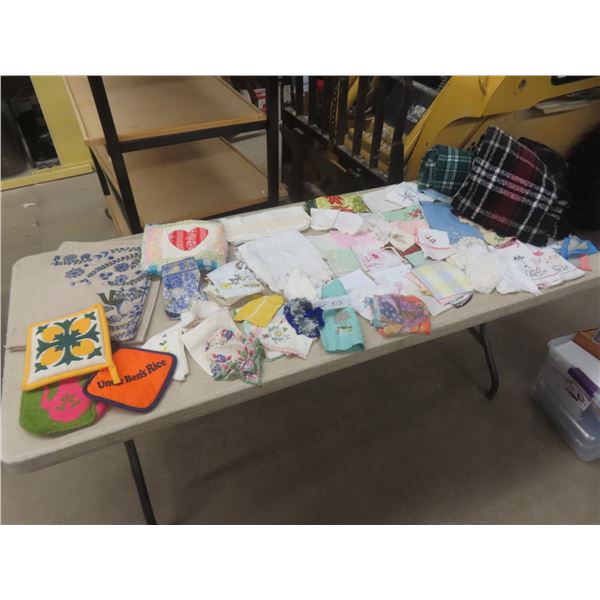 Blankets, Tablecloths, Handkerchiefs, Linens And More