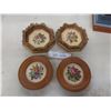 Image 1 : 4 Needlepoint Framed Pictures 6" x 6"