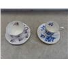 Image 10 : 7 Rosina China Teacups & Saucers