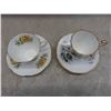Image 7 : 7 Rosina China Teacups & Saucers