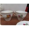 Image 3 : 9 China Teacups & Saucers Duchess, Royal Osborne, Royal Vale, Gladstone, Hammersley & Paragon