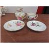 Image 7 : 9 China Teacups & Saucers Duchess, Royal Osborne, Royal Vale, Gladstone, Hammersley & Paragon