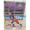 Image 1 : Teemu Selanne Winnipeg Jets Poster Board, Signed 34 X 22