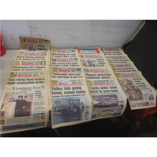 16 Winnipeg Sun Newspapers April 1997 'Flood'