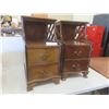 Image 1 : 2 Mahogany Side Tables 26 X 19 X 14