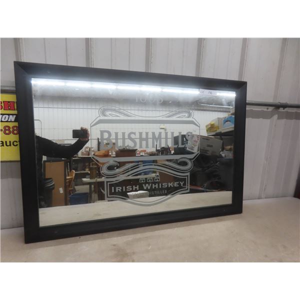 Bushnells Irish Whiskey Mirrored Sign 24 X 36