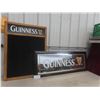 Image 1 : Guinness Framed Felt Board 35 X 26 & Framed Mirror 18 X 48