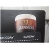 Image 3 : Guinness Chalkboard Menu Board 24 X 59