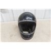 Image 2 : Vintage 1973 Motorcycle Black Racing Helmet Full Face Men's Large Bell Star?