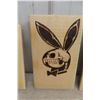 Image 3 : 8 Wood Burned And Crafted Wall Art Hanging Pictures - Largest 9" x 16"