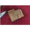 Image 2 : 4 Vintage Leather Hand Tooled Bags, Heavy Pocket Ornate Knife And Hardware