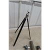 Image 5 : Vintage Binoculars, Tripod, Case, Radio Shack Stop Clock And Musical Instrument