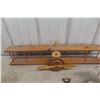 Image 2 : Vintage Wood Wind Chimes, Aluminum Beer Can Airplane, Lantern And Barometer Temp Gauge
