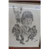 Image 2 : 1986 Wayne Gretzky Sketch Picture, 22" x 18" By Artist J. Hersh