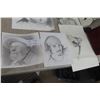 Image 3 : 14 Vintage Sketches By W. Stinson, Canadian Artist