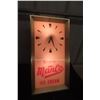 Image 1 : Vintage Manco Ice Cream Light Up Clock, Working, 20" x 11"