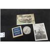 Image 6 : Antique North Star Oil Hand Metal Scraper, Castro Auto Meter And 1940s Car Truck Visor Clip On Mirr