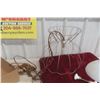 Image 2 : Vintage Milk Glass Light Shade, Wire Basket Light, Door Knobs, Handles And Hardware