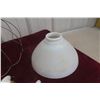 Image 3 : Vintage Milk Glass Light Shade, Wire Basket Light, Door Knobs, Handles And Hardware