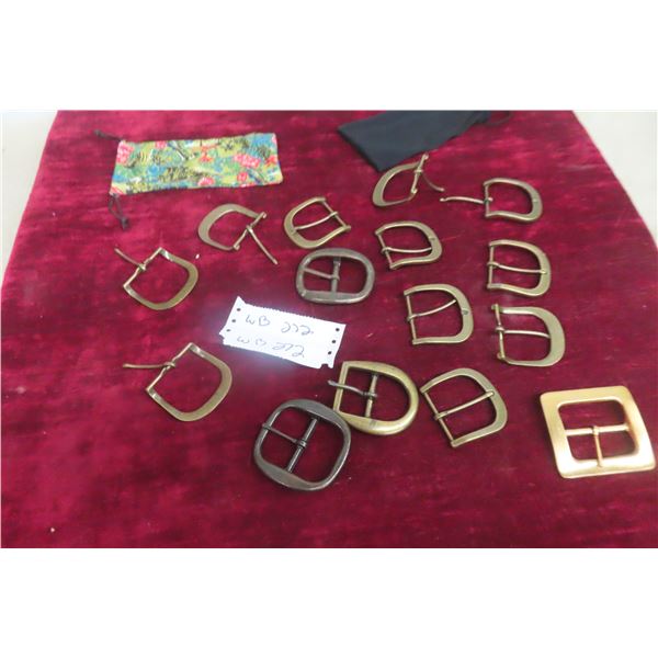 Vintage Tandy Leather Belt Buckles X 15