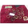 Image 1 : Vintage Tandy Leather Belt Buckles X 15