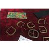 Image 5 : Vintage Tandy Leather Belt Buckles X 15