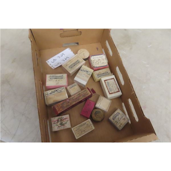 15 Antique Quack Medicine Pharmacy Boxes Some With Product